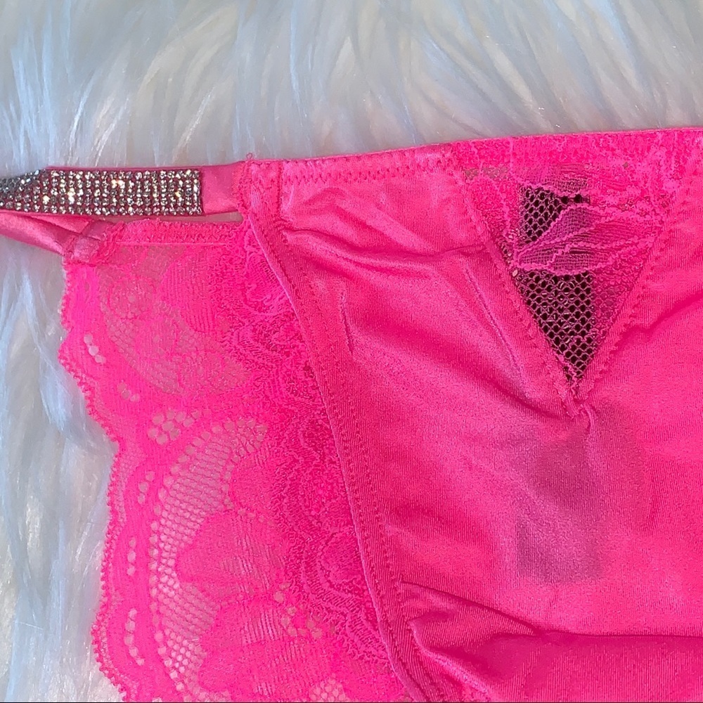 New VERY SEXY Bombshell Shine Strap Thong Panty Crystal Band Underwear - Picture 7 of 11